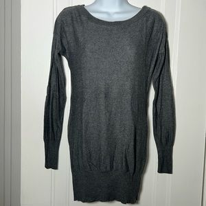 Delia*s long grey knit sweater size xs